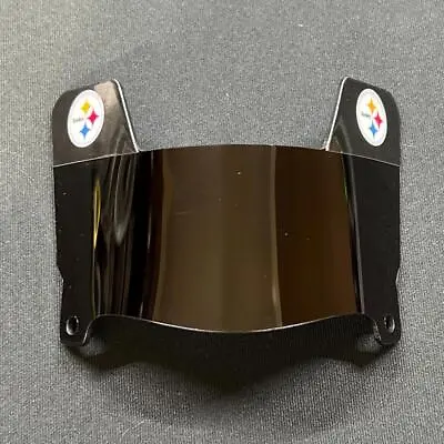 Pittsburgh Steelers - Black Mini Football Helmet Visor With Black Clips 2 • $25