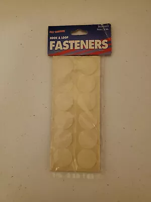 New - Unbranded 24 Pc. Of Self Adhesive Hook & Loop Fasteners - 1  Circular • $10.12