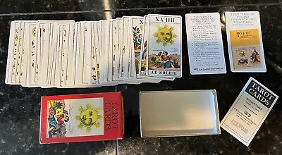 Vintage 1970 AG Muller+CIE Tarot Cards 1JJ US Games Systems Swiss W/ Box & Inst. • $19.95