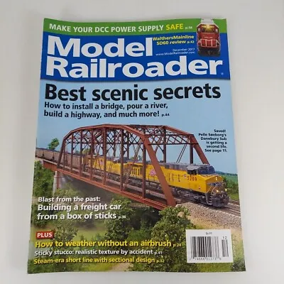 Model Railroader Magazine Dec 2017 Vol 84 No 12 Scenic Secrets Weathering  • $4.99