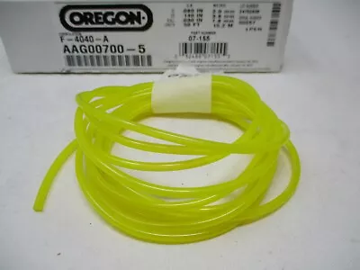 Oregon 07-155 10' Tygon Of 0.080” ID 0.140  OD Tygon Gas Fuel Line • $16.99