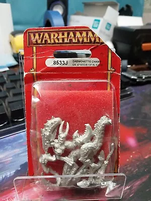 GamesWorkshop Warhammer Fantasy NIB Daemonette Champ On Steeds Of Slaanesh 8533J • $29.99