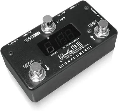 One Control Gecko MK III Ultimate MIDI Program Change Controller Guitar Pedal  • $123.99