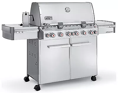 Weber 7370001 Summit S-670 6-Burner LP Gas Grill + Side-Burner & Rotisserie • $2773.74