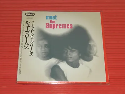 4BT SUPREMES Meet The Supremes With Bonus Tracks  JAPAN MINI LP CD • $15.81