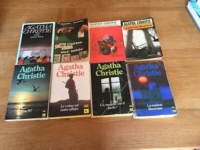 8 Agatha Christie P/b In French Miss Marple …… Poirot • £5