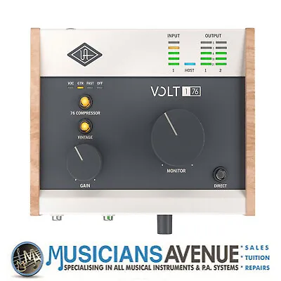 Universal Audio Volt 176 1 In / 2 Out USB Audio Interface • $316