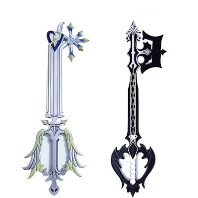 £47.99 • Buy UK Seller 2PCS Kingdom Hearts Oblivion Keyblade Cosplay Foam Prop Black&White