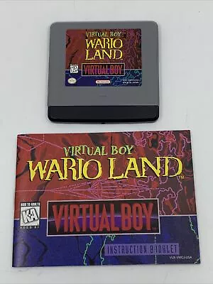 Wario Land Virtual Boy With Manual • $89.95