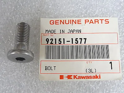 Kawasaki NOS NEW 92151-1577 Bolt 10x20 VN VN1500 VN800 Vulcan Drifter • $4.99