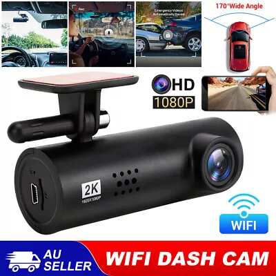Car Wireless 1080P Lens Dash Camera Front & Rear Dashcam Night Vision Recorder • $43.85