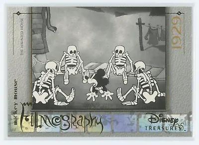 2003 Disney Treasures Filmography MM3 Mickey Mouse THE HAUNTED HOUSE 1929 Card • $4.99