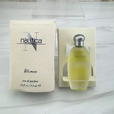 Vintage Nautica Woman By Nautica 0.25 Oz / 7.5 Ml  Splash Mini Perfume W/ Box • $39.95