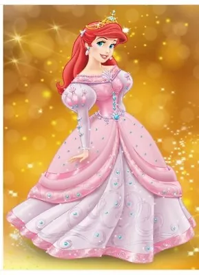$12.55 • Buy Aus Seller..DIY 5D DIAMOND PAINTING..DISNEY...ARIEL...30x40cm  Full Drill