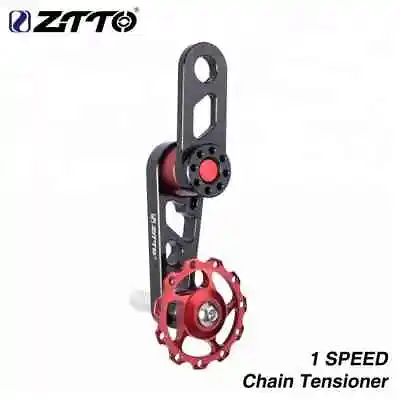 $18.99 • Buy Bicycle Single Speed Chain Tensioner Oval Bike Derailleur Conversion Guide ZTTO