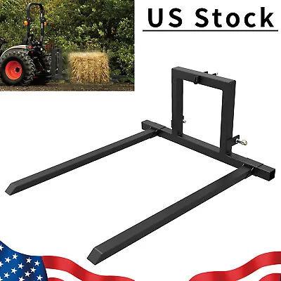 3 Point Hitch Pallet Fork Attachments For Category 1 Tractor Skid Steer Loader • $197.99