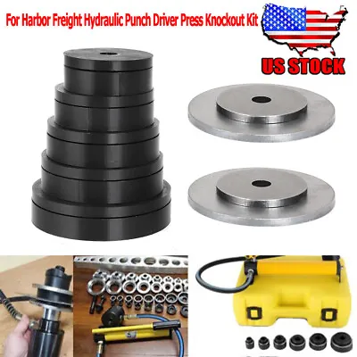 Sheet Metal Dimple Die Kit For Harbor Freight Hydraulic Punch Driver Kit USA • $80.99