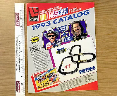 1993 LIFE-LIKE Racing 6pg HO Slot Car & Accessory Catalog Unused Petty NASCAR A+ • $4.99