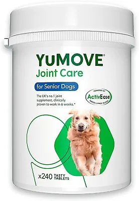 Lintbells YuMOVE Senior Dog Joint Supplement For Stiff Older Dogs - 240 Tablets. • £44.99