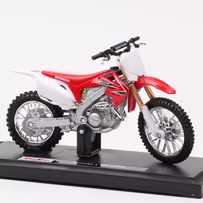 1:18 Scale Maisto Honda CRF450R Dirt Bike Model Motocross Motorcycle Diecast Toy • $18.98