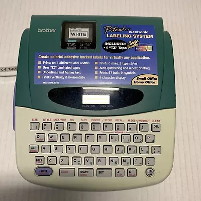 Brother P-Touch Electronic Labeling System Model PT-1700 Used Works No Cord • $19.99