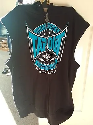 Tap Out Vest Hoodie. Medium. Lovely New Hoodie Feel. Vintage. Suns Out Guns Out • £7.99