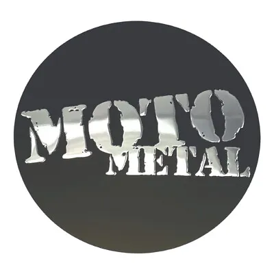 (1) Moto Metal 3-1/8  Matte Black Wheel Center Cap Emblem Logo Sticker 5.5/135 • $9.97