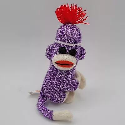 Squire Boone Village Mini Sock Monkey Hugger Stuffed Animal Toy Purple 5   • $8