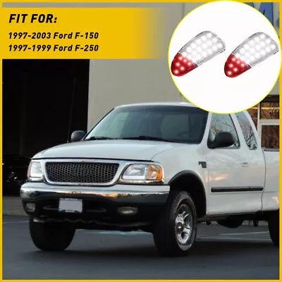 Pair LED Door Courtesy For Lights 1997-1999 Ford F-250 Red White Car Accessories • $16.99