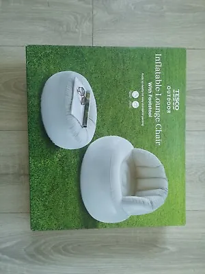 Bnib Inflatable Lounge Chair & Footstool  • £25
