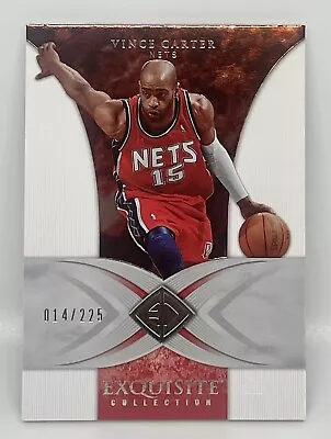 VINCE CARTER 2006-07 EXQUISITE BASKETBALL #25 - Numbered 14/225 • $135