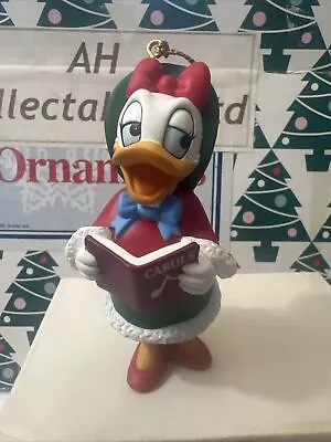 Daisy Duck Carol Singing Disney Grolier Christmas Magic Ornament In Box • £9.99