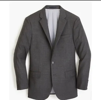 J Crew Ludlow  Mens 38R Gray Wool Blazer Suit Jacket. ***tiny Tear -last Pic • $39