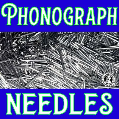 300 Victrola Needles - Loud Soft Medium Tone_Antique Record Player Phonographs • $13.40