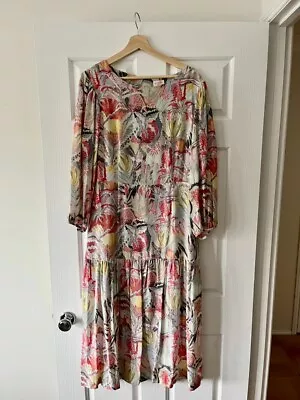 Gorman X Michelle Morin Banksia Silk Midi Dress BNWT - Size 12 • $150