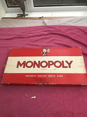 Vintage Monopoly Game (1961) - Classic Board Game - Boxed + Complete • £9.99