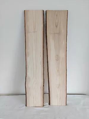 2 Ash Waney Edge Plank  Shelf • £10