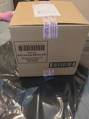 MTG - Ultimate Masters - 4 Booster Box (96 Pack) Sealed Case Read Description* • $1399
