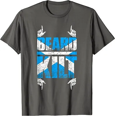 Funny Scotland Beard Kilt Scottish Roots Vintage Flag Unisex T-Shirt • $19.99