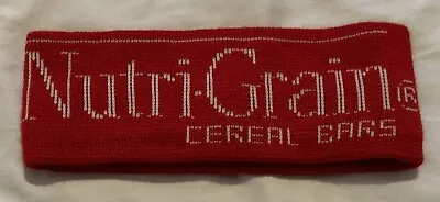 Vintage Kellogg’s Nutri-Grain Cereal Bars Red Head Band Stretch Exercise Adult • $25.78