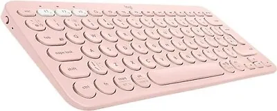 Logitech K380 Multi-Device Bluetooth Keyboard - Rose • $58.99