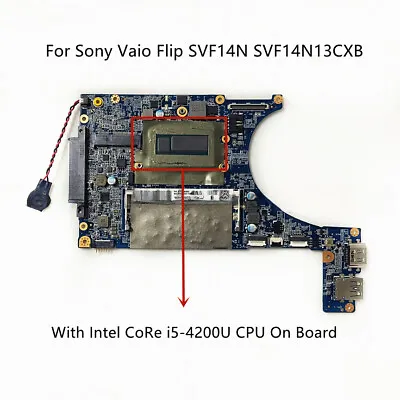 For Sony Vaio SVF14N SVF14N13CXB Laptop Motherboard With Intel I5 I7 CPU DDR3 • $94.28