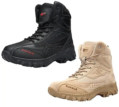 Mens Army Combat Lightweight Boots Security Work Military Outdoor Shoes Uk Size • £25.95