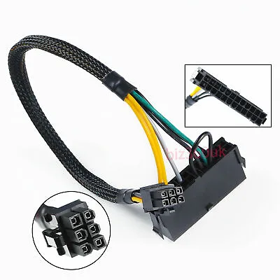 £9.99 • Buy 24pin To 6pin ATX Power Supply Cable For DELL Optiplex 3080 5090 V3470 8940 30cm