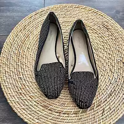 $10 • Buy Zara Basic Gold Detail Flats Size 7.5