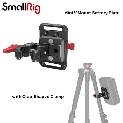 SmallRig Lightweight Mini V Mount Battery Plate With Crab-Shaped Clamp 2989 • $47.90