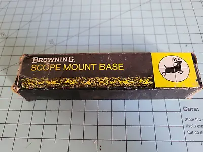 Browning Scope Mount Base For FN Mauser Rifles NIB • $50