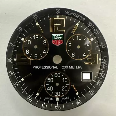 Tag Heuer Professional 200 Metres Chronograph Genuine Dial - 29.70MM (Brand New) • $280