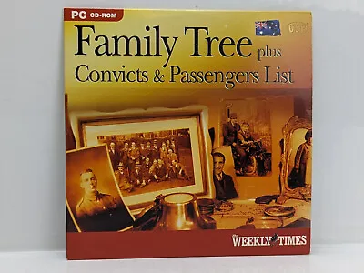 Family Tree Plus Convicts & Passenger List PC Software The Weekly Times • £5.20