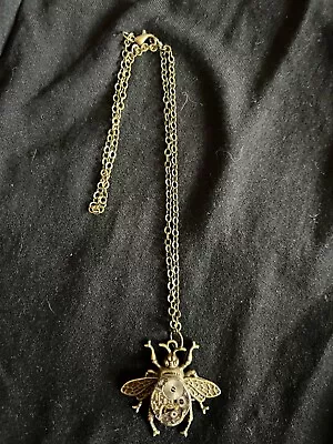 Vintage Watch 17 Jewels Movement Pendant Necklace • $25